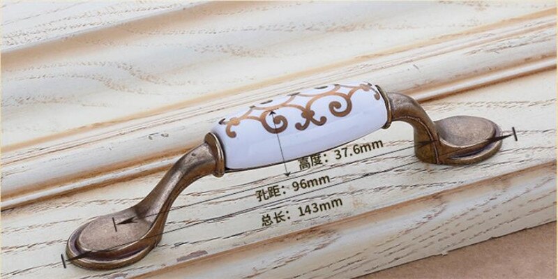 Bunte Keramik blume Schrank Knöpfe Tür Pull Griffe Schrank Schublade Schrank Möbel Griff Knöpfe