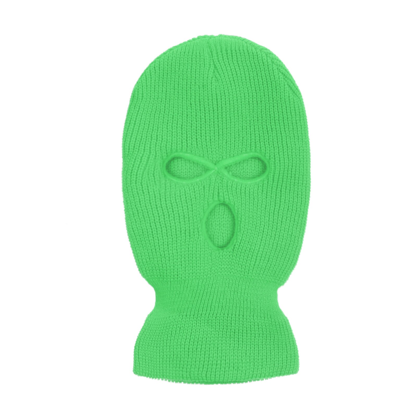 Mascarilla de esquí de punto, pasamontañas de invierno, para deportes al aire libre, gorro de Pasamontañas de punto de 3 agujeros