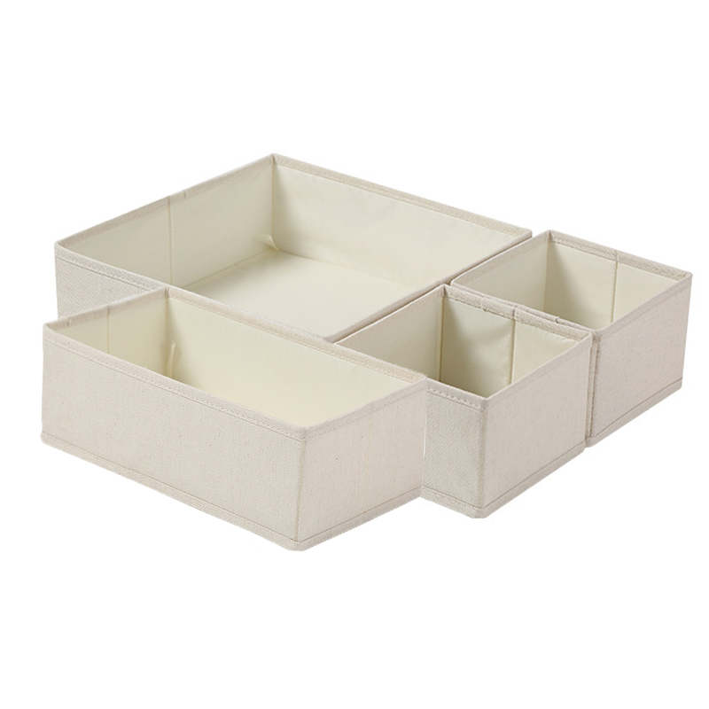 Organizadores de ropa interior de armarios y cajones, armario, ropa, sujetador, organizador para ropa interior, calcetines, pantalones, caja de almacenamiento plegable para el hogar