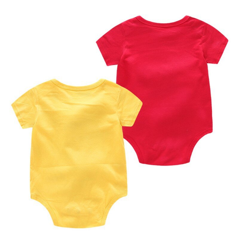 Baby Strampler Zwillinge Jungen Mädchen Strampler Nette Gemüse drucken Strampler für Neugeborene Baumwolle Strampler Baby Kostüm