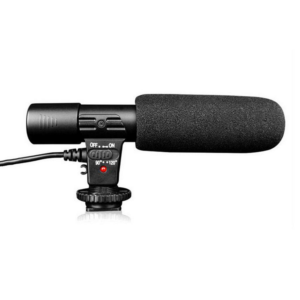 Microfon cu condensator pentru cameră dslr dv cu 3.5mm interfețe
