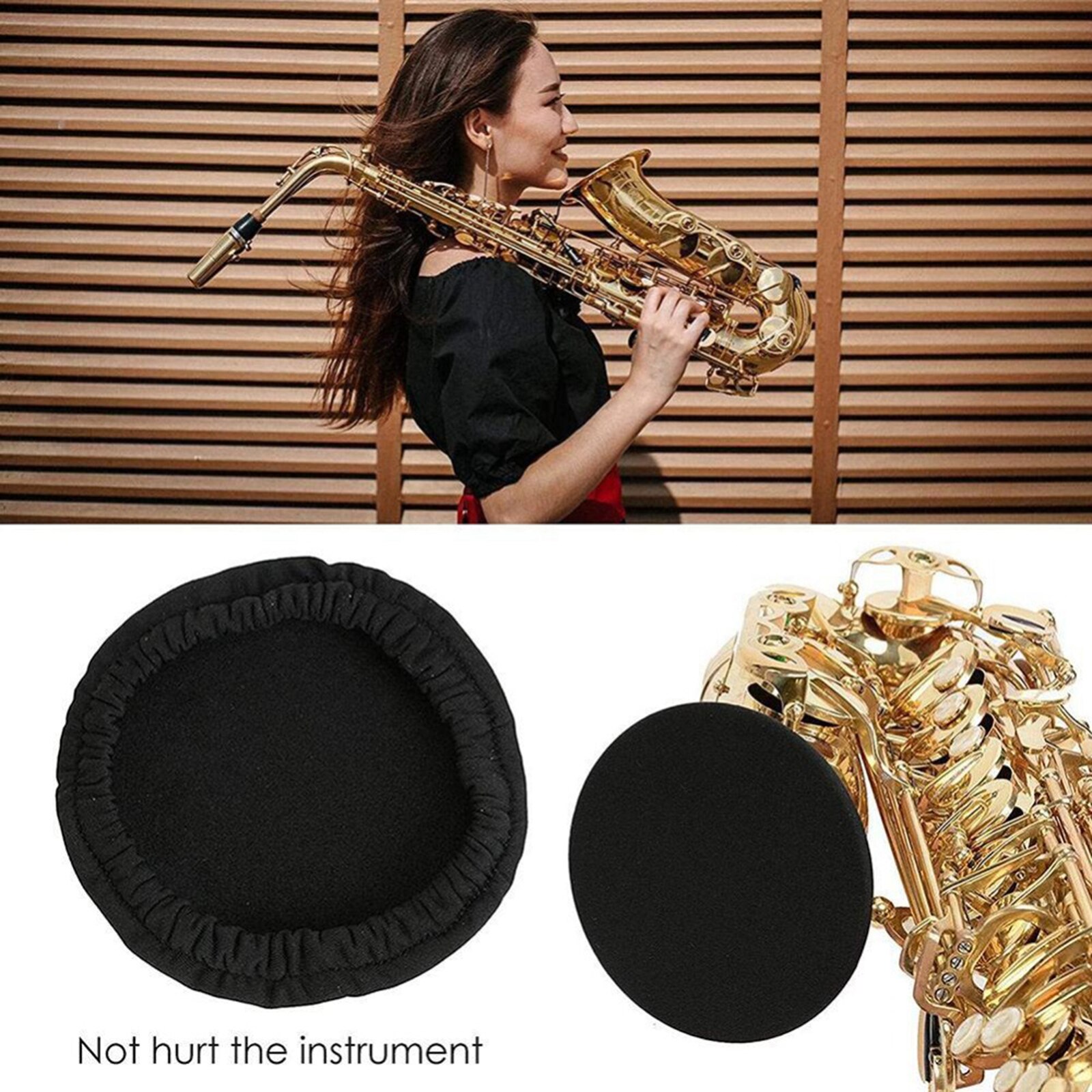 Soft Trumpet Alto Tenor Soprano Sax Clarinet Bell Cover Dust Cover Accessory Instrument Bell Cover