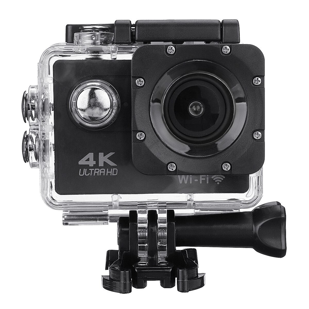 4K Action Camera Met Ultra Hd 1080P Scherm Onderwater 30M Waterdichte Sport Camera Go Extreme Pro Cam video Camcorder: Black