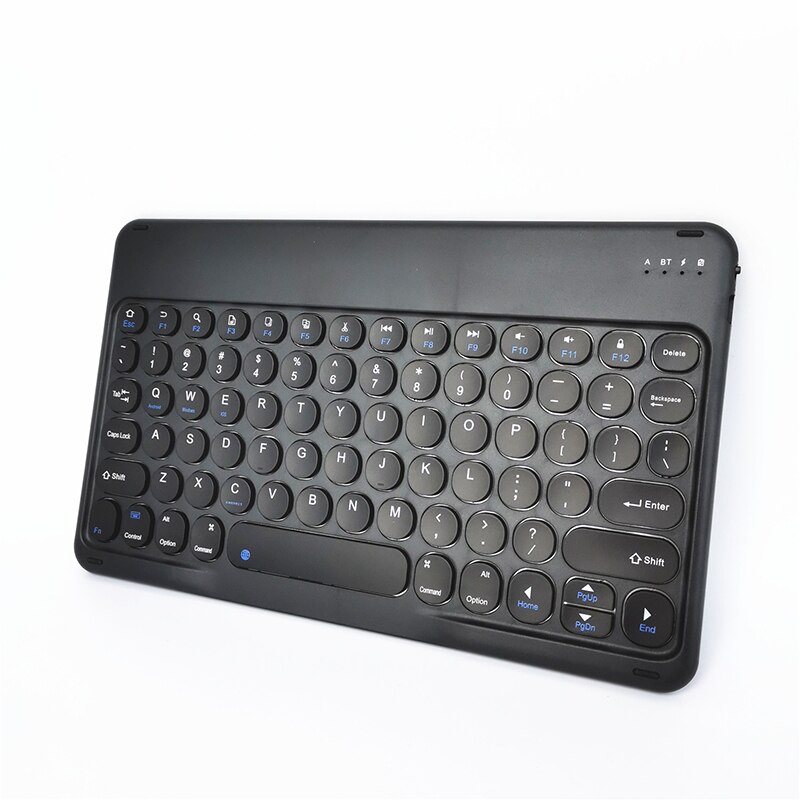 Für Samsung Galaxy Tab A7 10,4 S6 Lite Tastatur Runde Kappe Vintage 10 inch Tastatur für Huawei/Xiaomi/iPad Magnetische Tastaturen