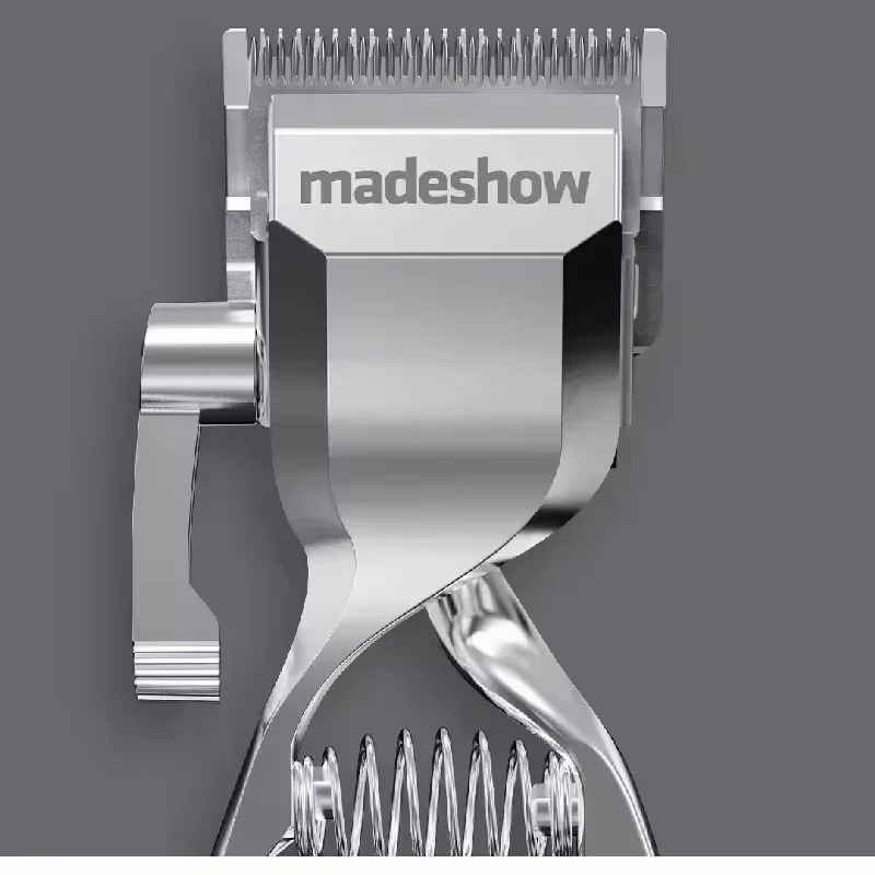 Madeshow cortador de cabelo de remoção de cabelo, máquina de cortar cabelo manual profissional corpo de metal completo, aparador de cabelo de mão, ferramentas para barbeiro madeshow