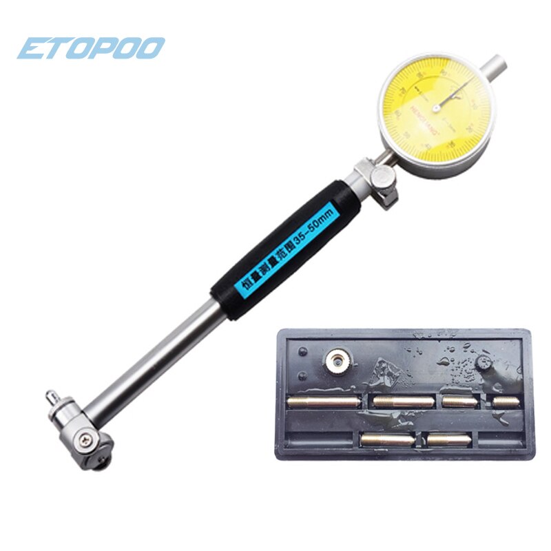 35-50Mm Dial Bore Gauge Binnendiameter Micrometer Cilinder Interne Boring Meten, Motor Gage