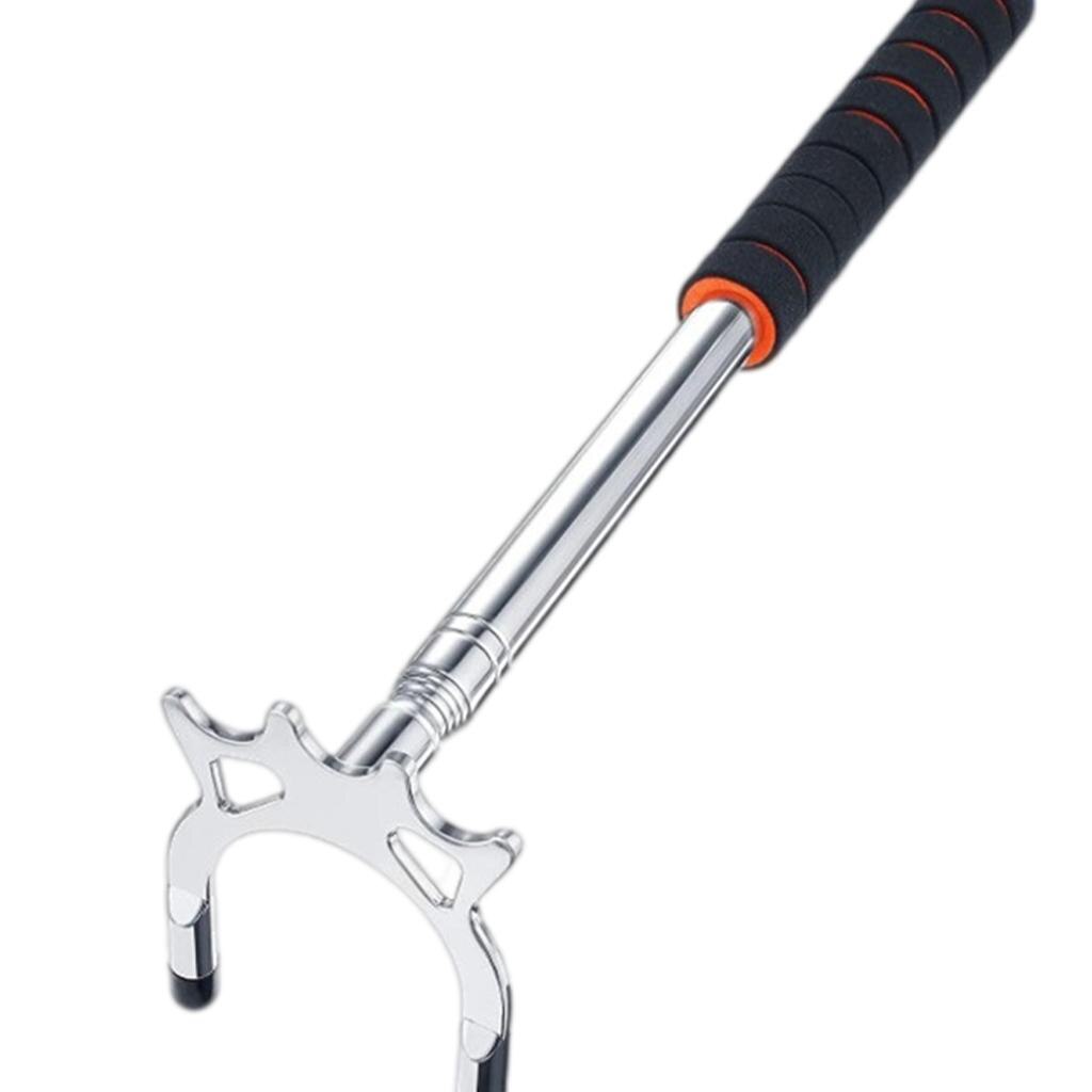 Stainless Steel Telescopic Billiards Pool Cue Bridge Stick with Bridge Head Billards Short Billard Replacement Holder Kit