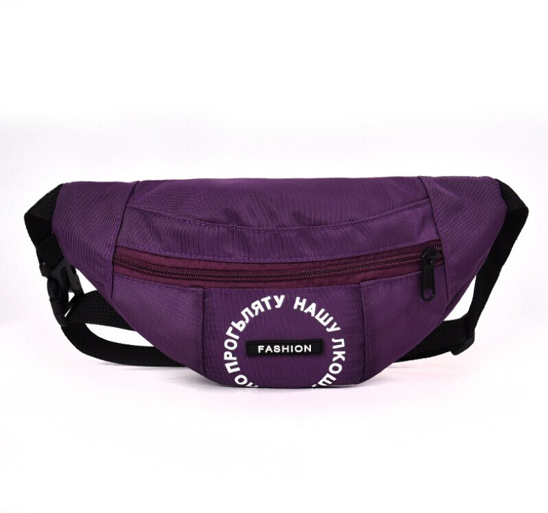 Grote heuptas taille mannen vrouwen reizen sport verstelbare reistas verpakking: Paars