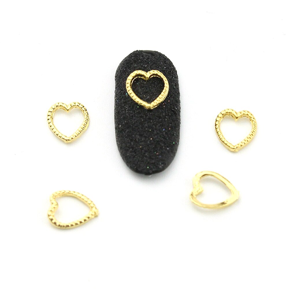 20 Uds. De perlas delicadas en 3D para decoración de uñas, en forma de corazón, joyería para uñas, accesorios de manicura de: 11