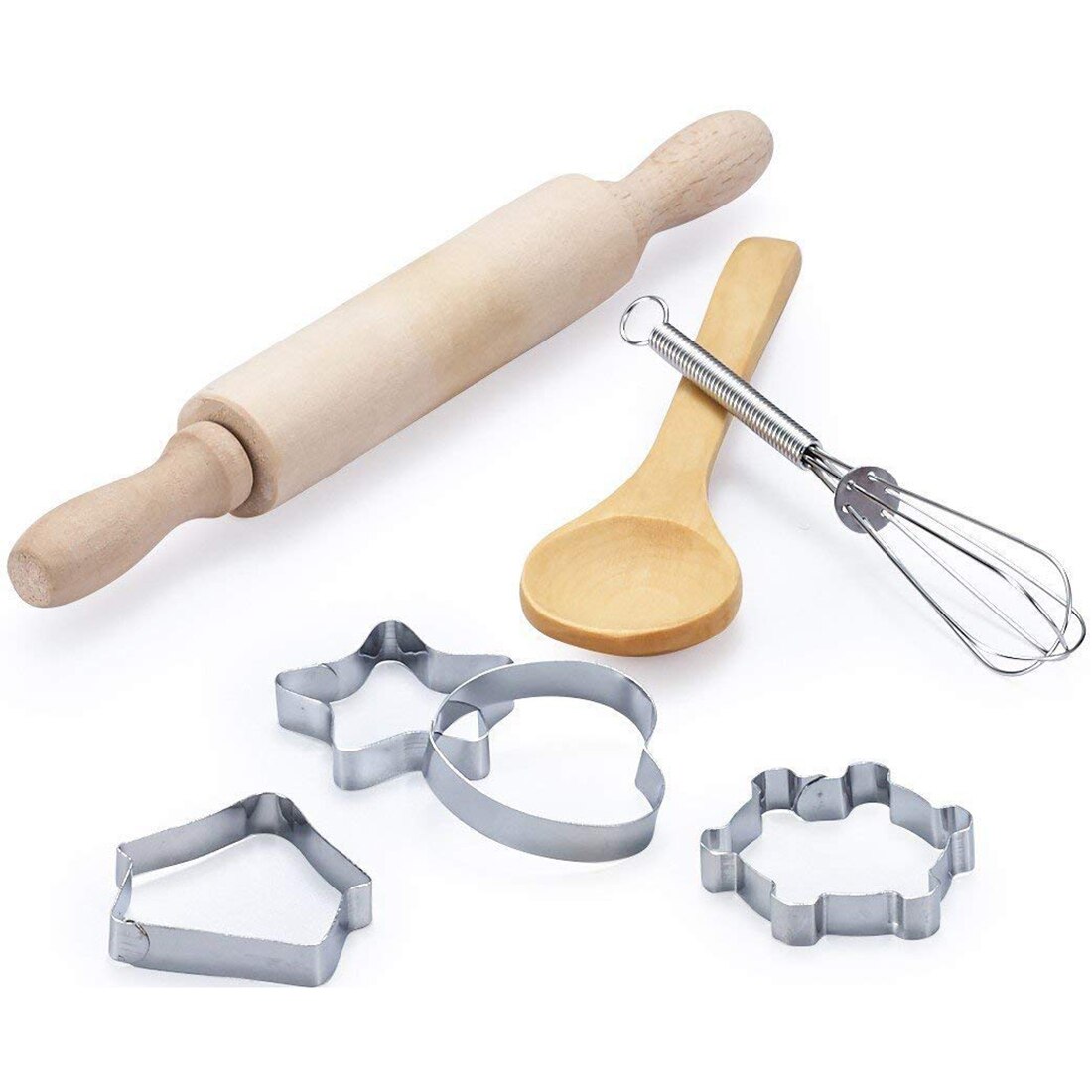 11Pcs/set Pretend & Play Emulational Baking Toy Kit DIY Pastry Baker Tool Apron Set for Children 2 Colors