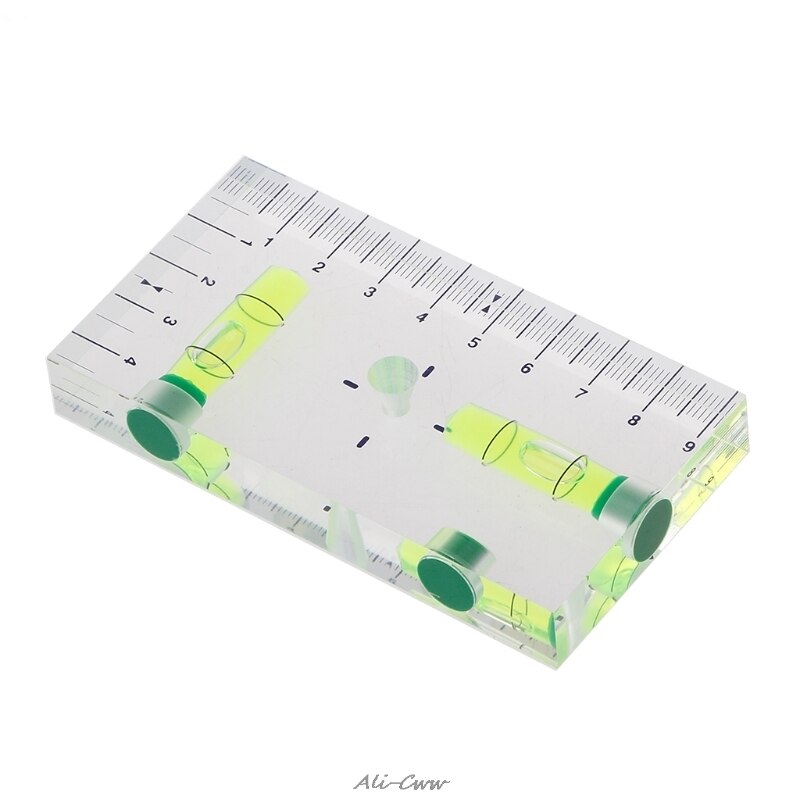 High Precision Transparent Two Direction Magnetic Level Bubble Mini Spirit Level