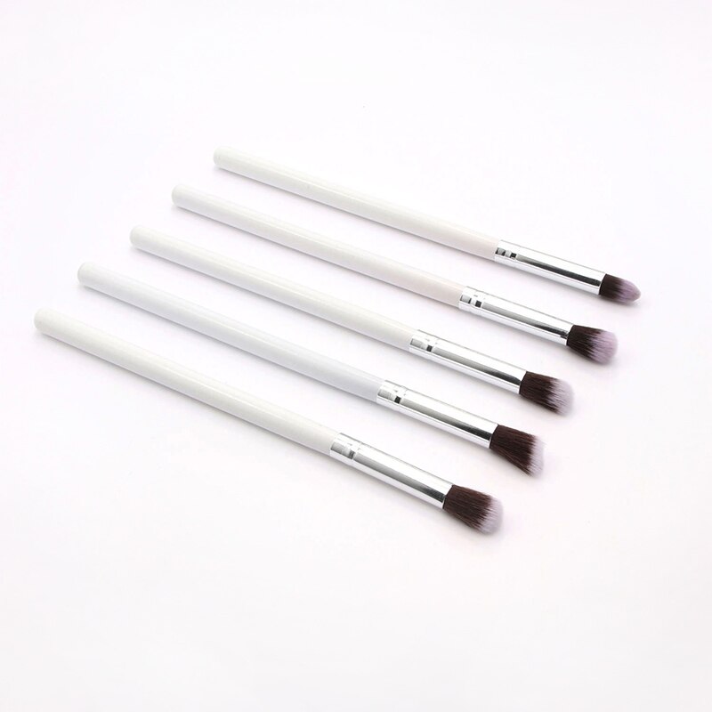 Makeup børster sæt 1-20 stk/parti øjenskygge blendende eyeliner øjenvipper øjenbryn make up børster bløde øjenskygge børster: Ws -5 stk