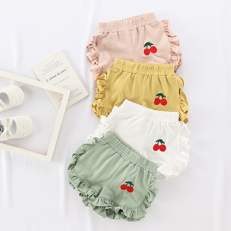Style enfants filles pantalons amples été Cool bonbons couleur décontracté pantalons de plage Shorts