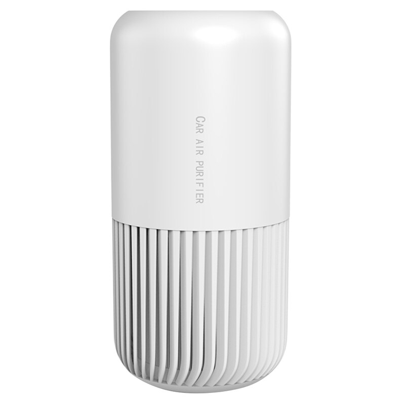 Air Purifiers for Home Car Allergies Pets Hair Smoke Dust Airborne Contaminants Silent ,for Bedroom Office Car: white