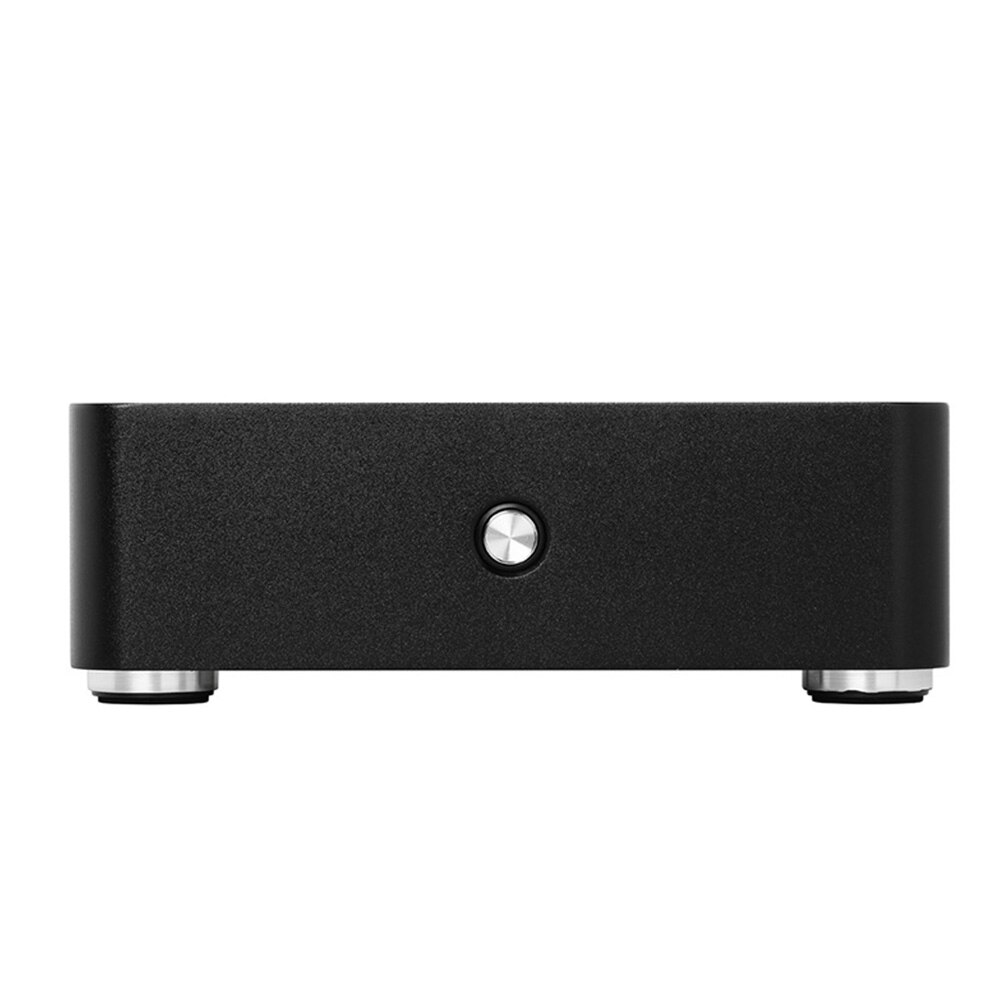E-H60 Duurzaam Thuis Mini Itx Praktische Koeling Htpc Chassis Aluminium Audio Computer Case Slim Gaming Zonder Voeding