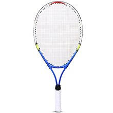 1 Pcs Alleen Tiener Tennisracket Aluminium Frame Met Stevige Nylon Draad Perfect Voor Chindren Tennis Training