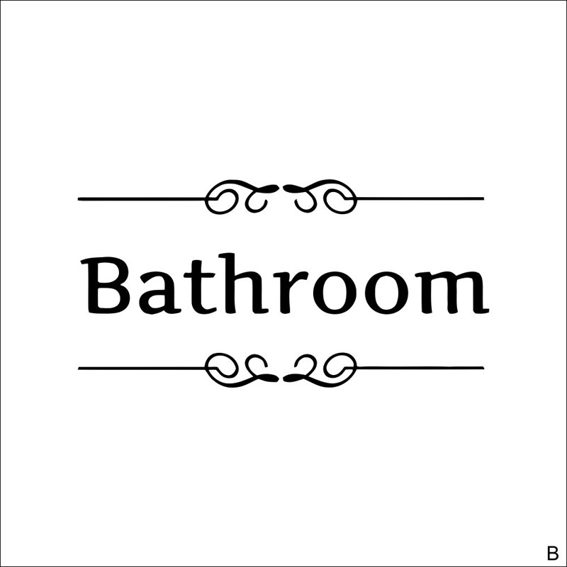 Jahrgang Wc Zauberstab Aufkleber Badezimmer Tür aufkleber Dekor WC Innen Vinyl Aufkleber Transfer Jahrgang Zauberstab Dekoration Freies: Bad