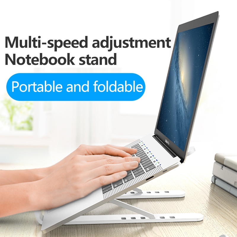 Draagbare Laptop Desktop Stand Opvouwbare Ondersteuning Base Notebook Stand Computer Verstelbare Houder Voor Macbook Pro Air Ipad Dell Hp