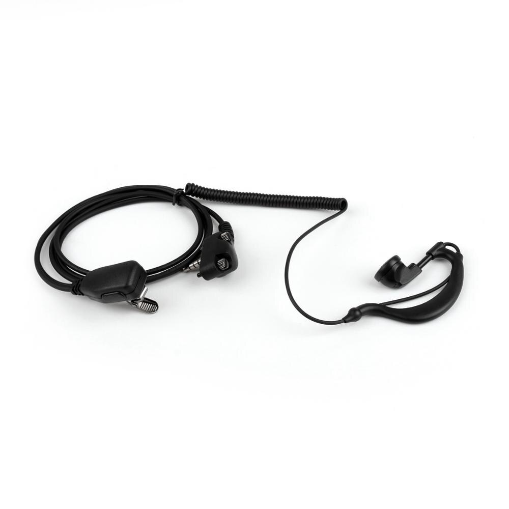 Artudatech 5Pcs 3,5mm G-form Curve Hörer Headset PTT Für Vertex VX231 VX261 VX264 VX351 VX 231 261 264 351