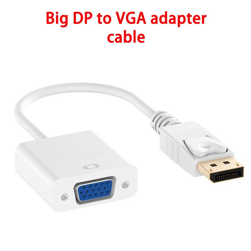 Dp Naar Vga Video Adapter 1080P Thunderbolt Male Display Port Naar Vrouwelijke Vga Kabels Displayport Naar Vga Dlle Dp adapter Voor Laptop