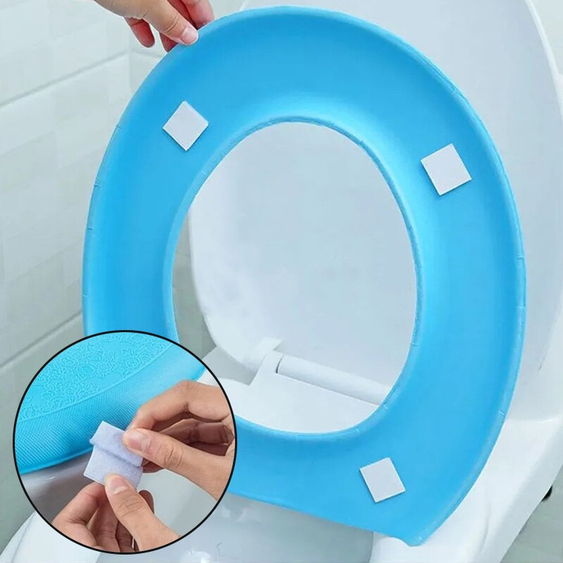 Zachte Eva Wc Cover Seat Waterpoof Badkamer Deksel Cover Kussen Herbruikbare Universele Toilet Kussen Closestool Wc Mat Set