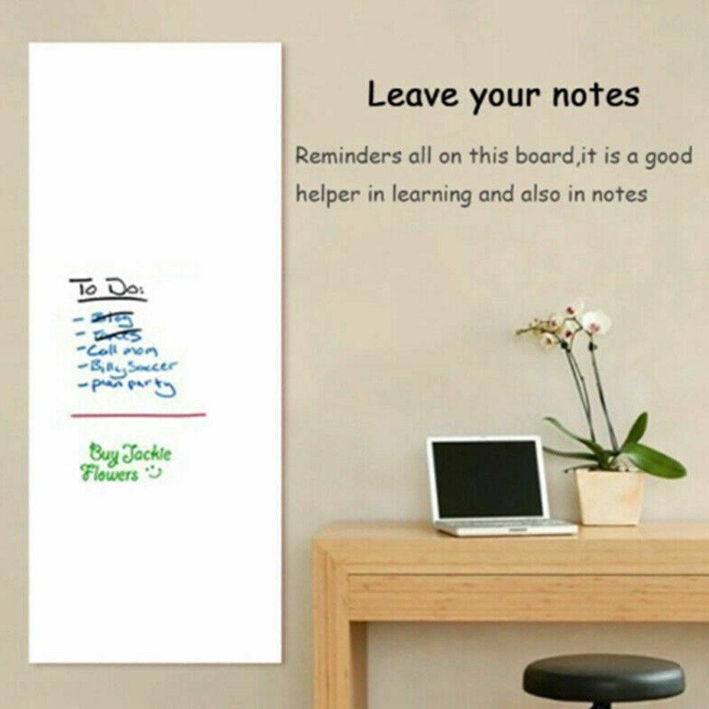 Tablero enrollable reutilizable, tablero negro/blanco, Stickerboard para dibujo y pintura, UY8