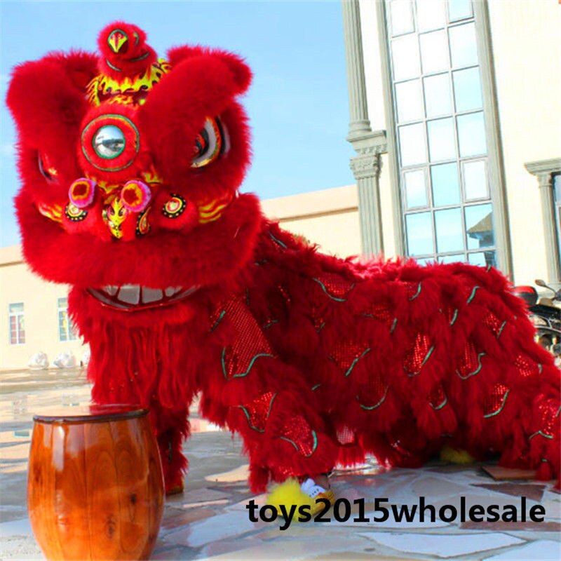 Chinese Lion Dance Costume Pants Festival Pants Year Performance Advertising Clothes Cosplay Party Game Dress Adults Size