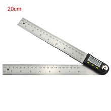 Digitale Hoekzoeker Hoek Heerser Gradenboog 20 cm Inclinometer Level Meetinstrument Rvs 360 Graden Elektronika