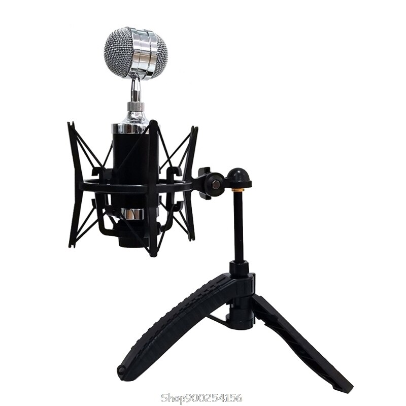Universal Mic Microphone Shock Mount Adjustable Clip Holder Stand Recording Bracket D23 20