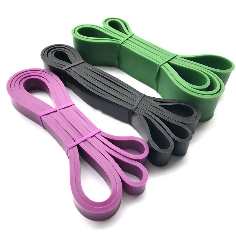 Strength Pilates Loop Resistance Bands Exercise Elastic Natural late Workout Ruber Fitness Equipment Training Expander Unisex