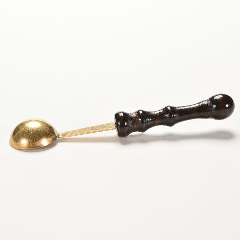 Anti voks skje voks stempel forsegling voks skje vintage tre håndtak forsegling voks skje 1 stk