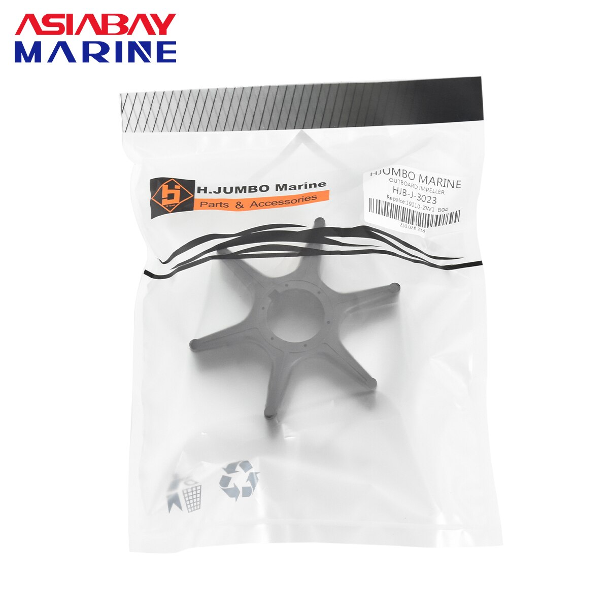 Water Pump Impeller for Honda Outboard Engine 75HP 90HP 115HP 135HP 150HP Motor Impeller for Bf75/90/115/135/150 19210-ZW1-B04