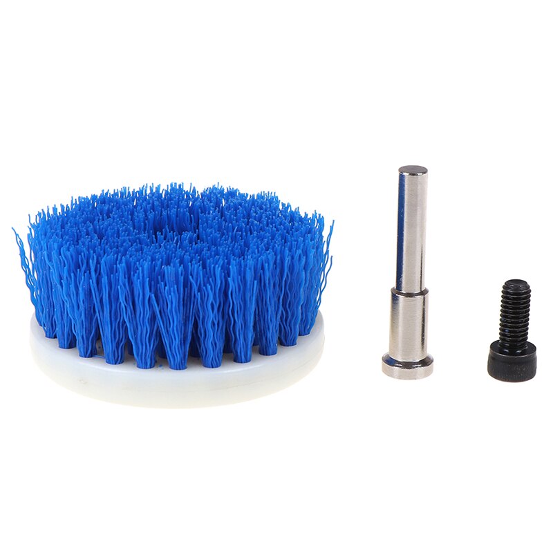 60 Mm Blauw Boor Aangedreven Scrub Boor Borstelkop Voor Keramische Douche Bad Tapijt