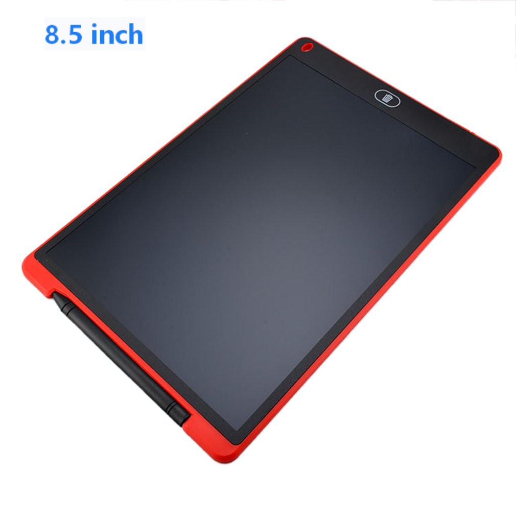 Writing Drawing Tablet 8.5/12 Inch Notepad Digital LCD Graphic Board Handwriting Bulletin Board for Education Business: 8.5inch red