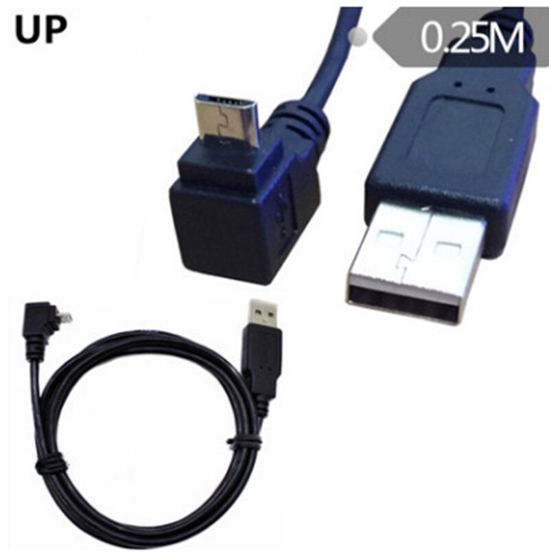 W górę iw dół oraz w lewo i w prostopadły 90 stopni USB Micro USB męski na USB transmisji danych w zakresie od złącze do ładowania kabel 25cm 50cm dla Tablet 5ft 5m: 150cm / UP