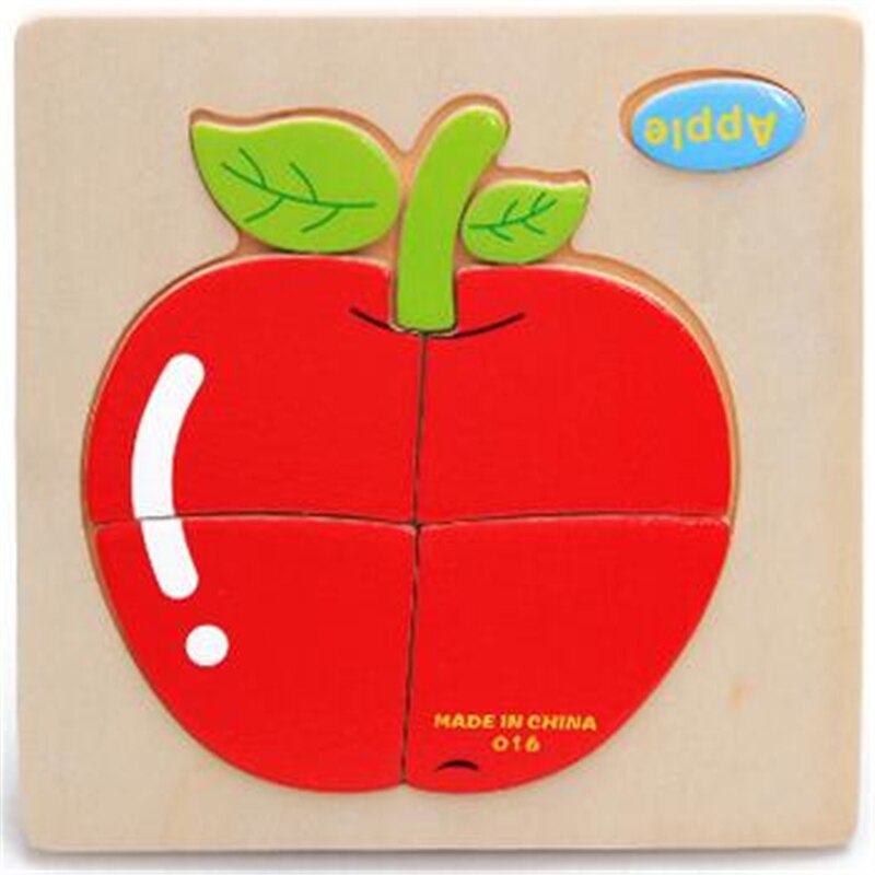 Farbe Erkenntnis Bord Montessori Pädagogisches Spielzeug Für Kinder Holz Spielzeug Puzzle Kinder Früh Lernen Farbe Spiel spiel: Apple Type 3