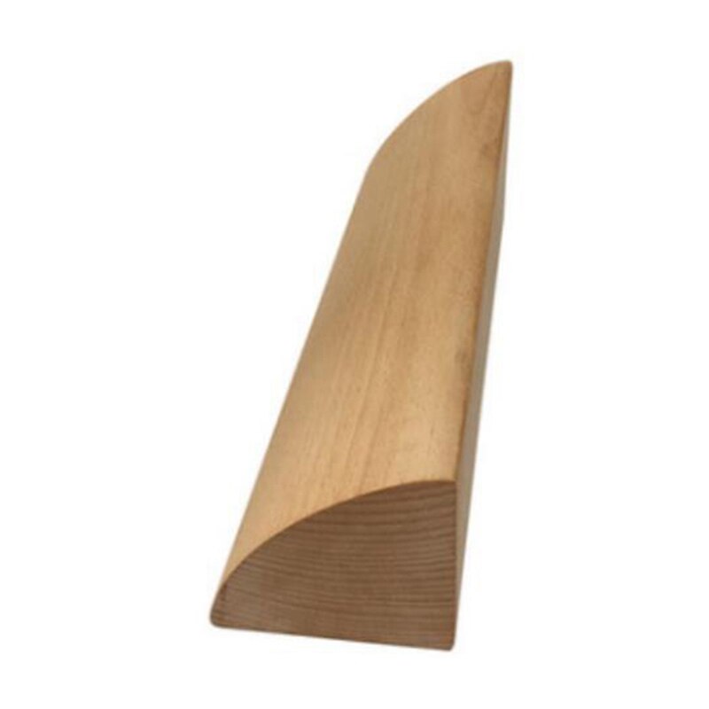-26X7.5cm Yoga Brick Round Brick Oblique Plank Beech Semicircular Arc Brick Oblique Board Square Brick: Default Title