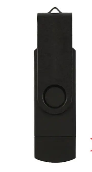Handy, Mobiltelefon USB 3 in 1 Typ-c 256G groß Kapazität usb Blitz Antrieb 128GB 32GB 64GB Kuli Antrieb 16gb 8gb 4gb U Disk thumbdrives: Schwarz / 8 GB