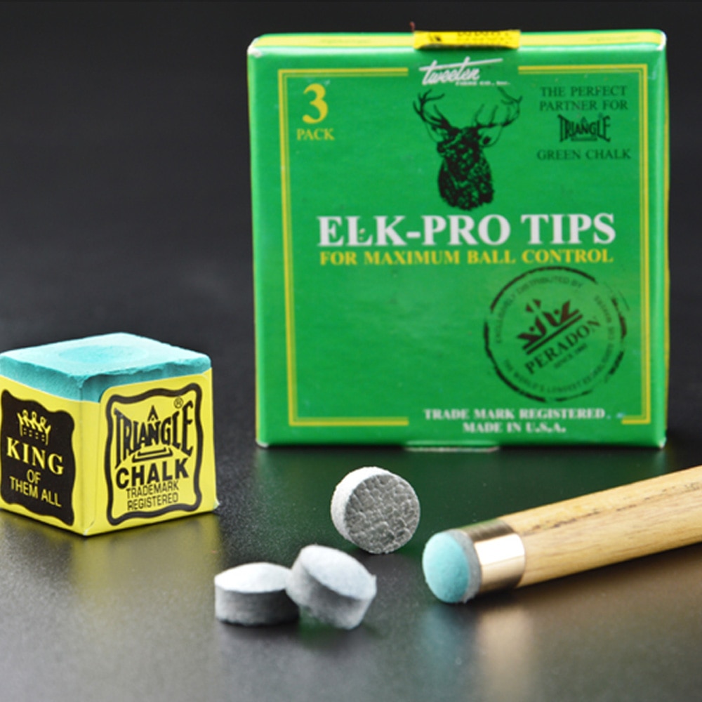 ELK-PRO Tip Billiard Cue Snooker Cue 10mm/10.5mm/11mm Tip M/H/EH Billiad Accessories For Ronnie O'Sullivan