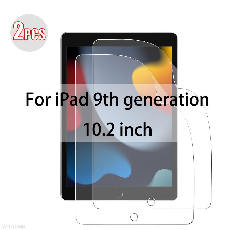 2 sztuk papieru Tablet jak Screen Protector dla Ipad Pro 11 12.9 2021 10.5 10.2 2020 9 Film dla Ipad Air Mini 6 5 4 3 2 1 bez szkła: For Ipad 9 (2021)