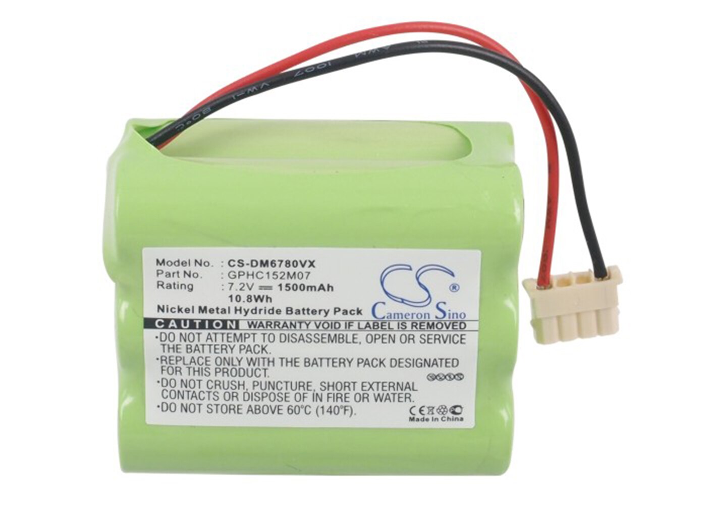 Cameron sino 7.2v/1500ma gphc 152 m 07 akku für mint 4200,4205, automatischen bodenreiniger 4000, plus 5000