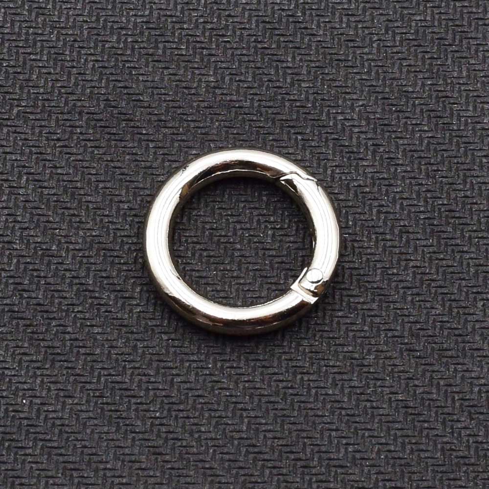 Aleación Galvanizada de forma circular llave de coche anillos U estilo llaveros de coche para Mini Cooper r56 Ford Ford Peugeot 207 VW Skoda asiento: Silver-Circle Style