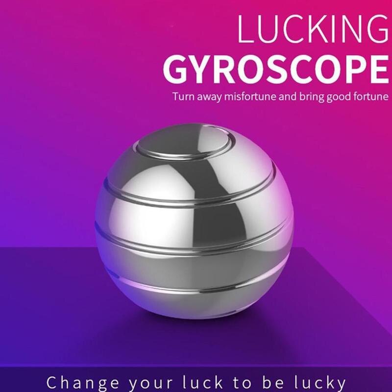 3cm roterande sfäriska gyroskop dekompression bordsleksak hypnotisk gyroskop flödande fingerleksak roterande gyro avspänningsleksak
