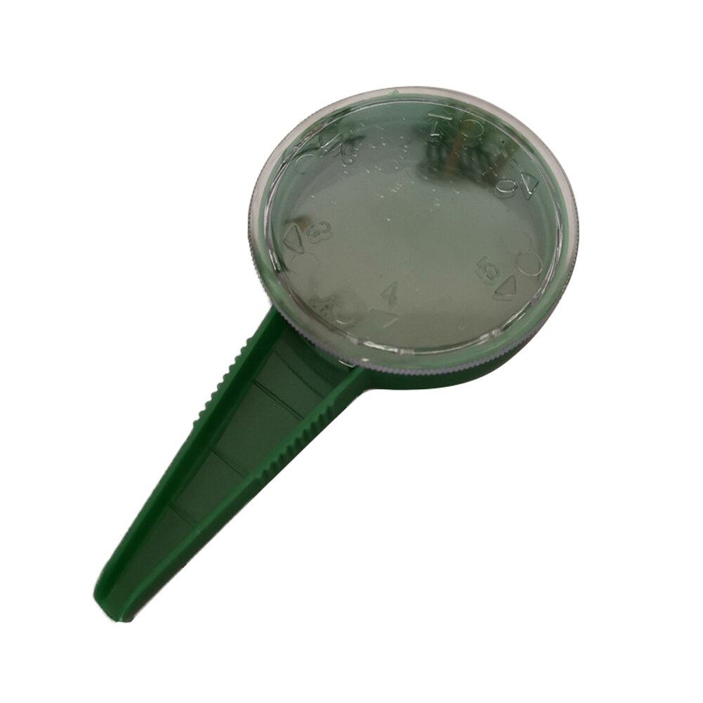 Seedlings Garden Tool 5 Adjustable Size Seed Sowing Seedlings Hole Puncher Garden Plant Seeder: Dark green