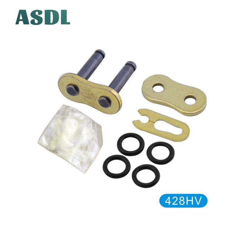 Motorcycle Chain Buckle Ring Link 428 520 525 530 Chain O-Ring O Ring Connector Lock Thicken #b: 428HV