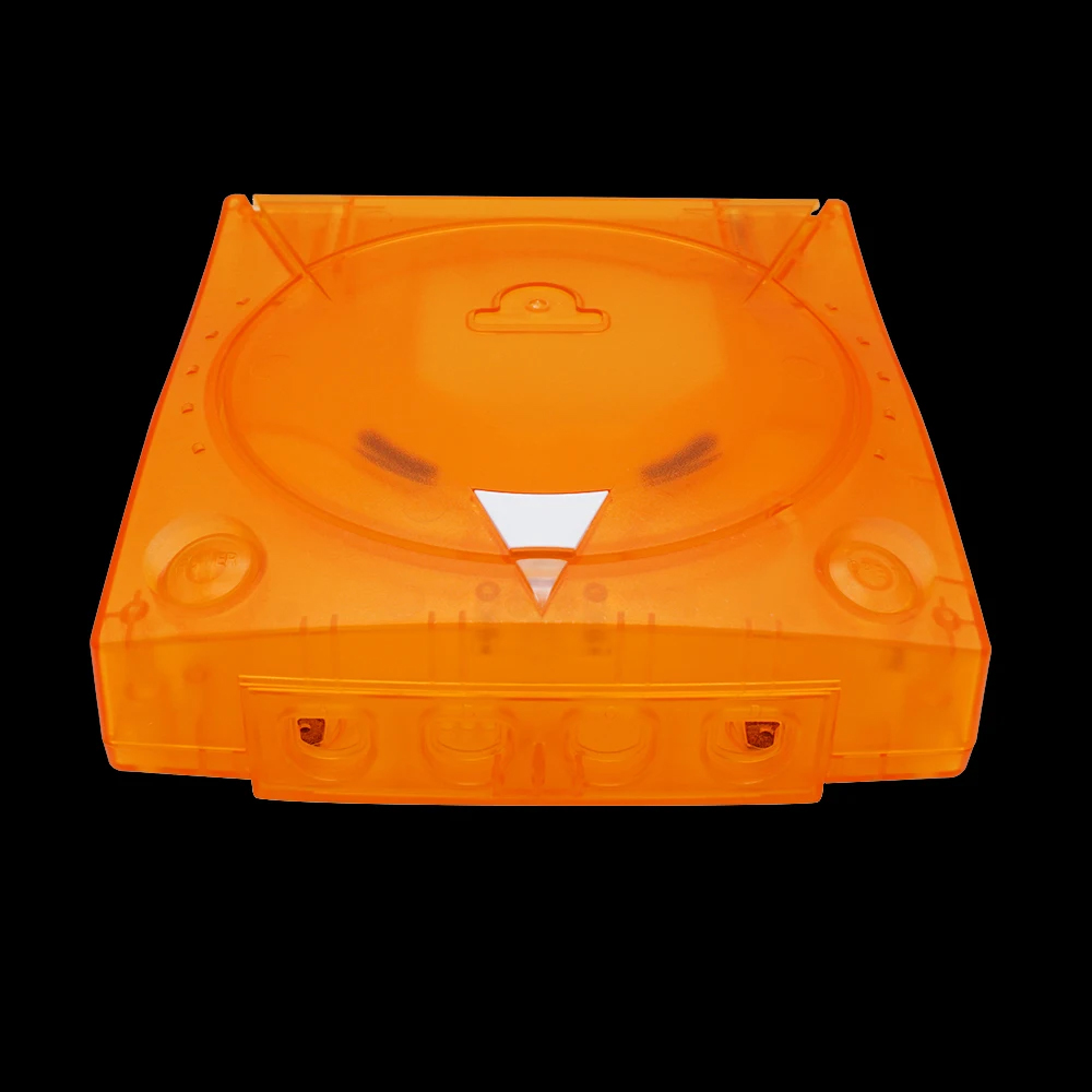 RetroScaler-carcasa de plástico de CC para consola de videojuegos Dreamcast, caja transparente, repuesto: Verde