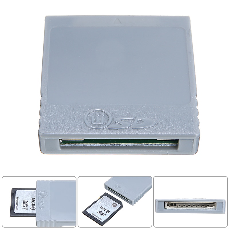 Sd Geheugenkaart Converter Adapter Geschikt Voor Nintendo Gamecube/Wii Consoles Ngc Port Video Game Console Kaartlezer Accessoires