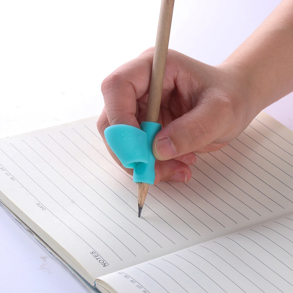 Pencil Grasps Orthodontic Siliconehold Pen Device Child Student Corrected Pencil Grasp Pen Pencil Grip Loops