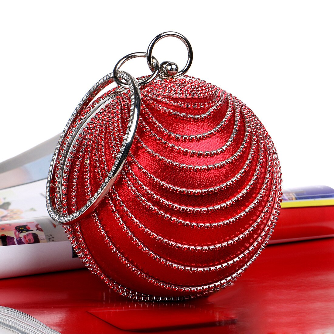 Diamants de luxe or mariage bracelets circulaires embrayage sacs à main sacs de soirée sacs à bandoulière pour les femmes: 1