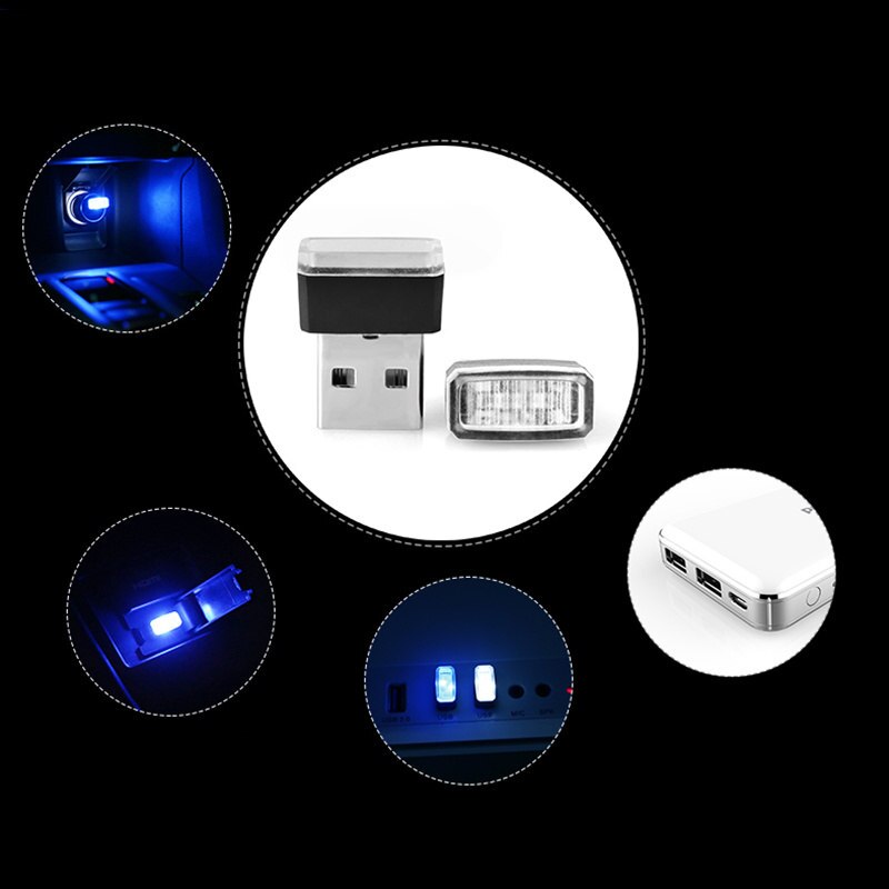 Auto Styling USB Sfeer LED Lamp Licht voor Tesla Roadster Model 3 Model S Model X Auto-styling auto Accessoires